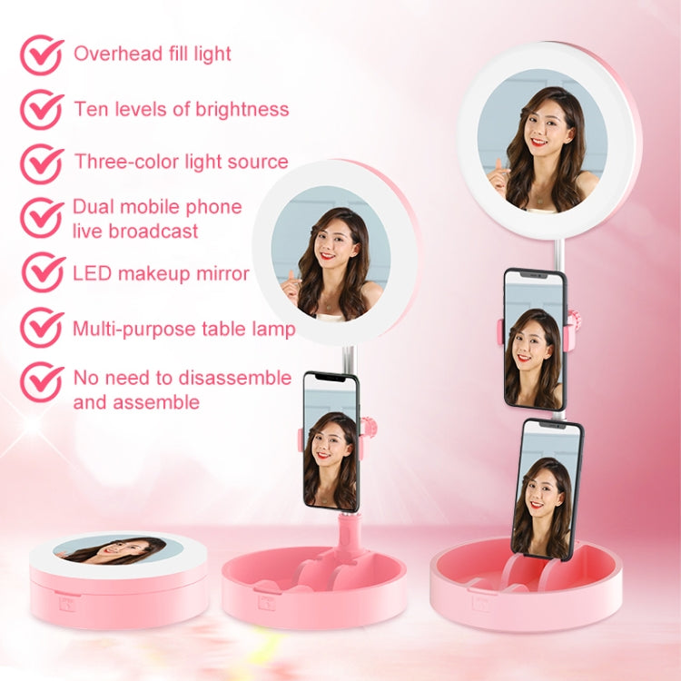 G6 Multi-function Live Broadcast All-in-one Ring Beauty Fill Light Mobile Phone Holder, G6 - HoMEdemic™ 