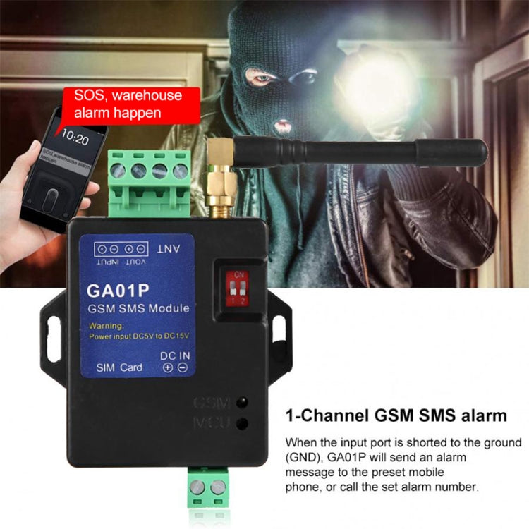 GA01P Mini Smart Power-off GSM SMS Phone Alarm Module, GA01P - HoMEdemic™ 