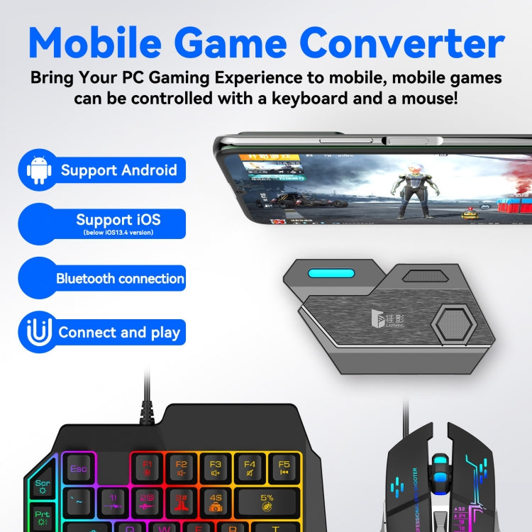 GAMWING MixSE Bluetooth 5.0 Keyboard Mouse Converter Shooting Game Auxiliary Tool - HoMEdemic™ 
