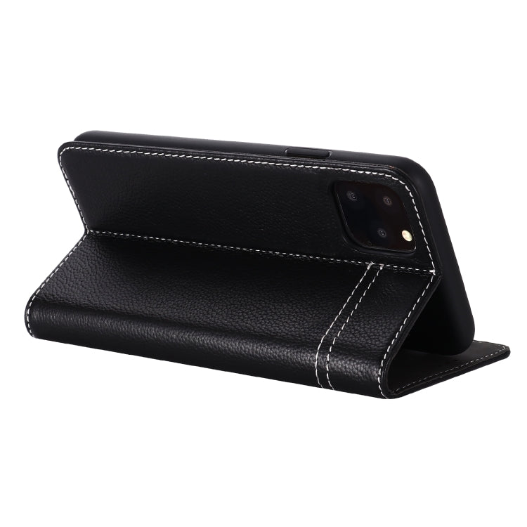 GEBEI Top-grain Leather Horizontal Flip Protective Case with Holder & Card Slots, For iPhone 11, For iPhone 11 Pro, For iPhone 11 Pro Max, For iPhone XS / X, For iPhone XR - HoMEdemic™ 