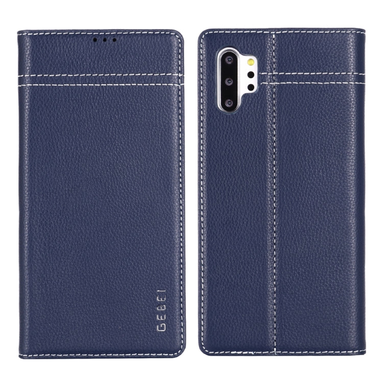 GEBEI Top-grain Leather Horizontal Flip Protective Case with Holder & Card Slots, For iPhone XS Max, For Galaxy Note 10, For Galaxy Note 10+ - HoMEdemic™ 