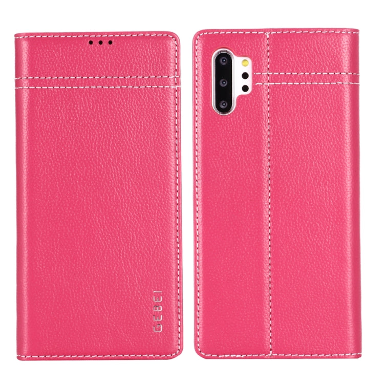 GEBEI Top-grain Leather Horizontal Flip Protective Case with Holder & Card Slots, For iPhone XS Max, For Galaxy Note 10, For Galaxy Note 10+ - HoMEdemic™ 