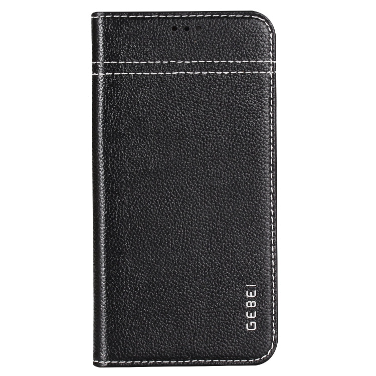 GEBEI Top-grain Leather Horizontal Flip Protective Case with Holder & Card Slots, For iPhone XS Max - HoMEdemic™ 