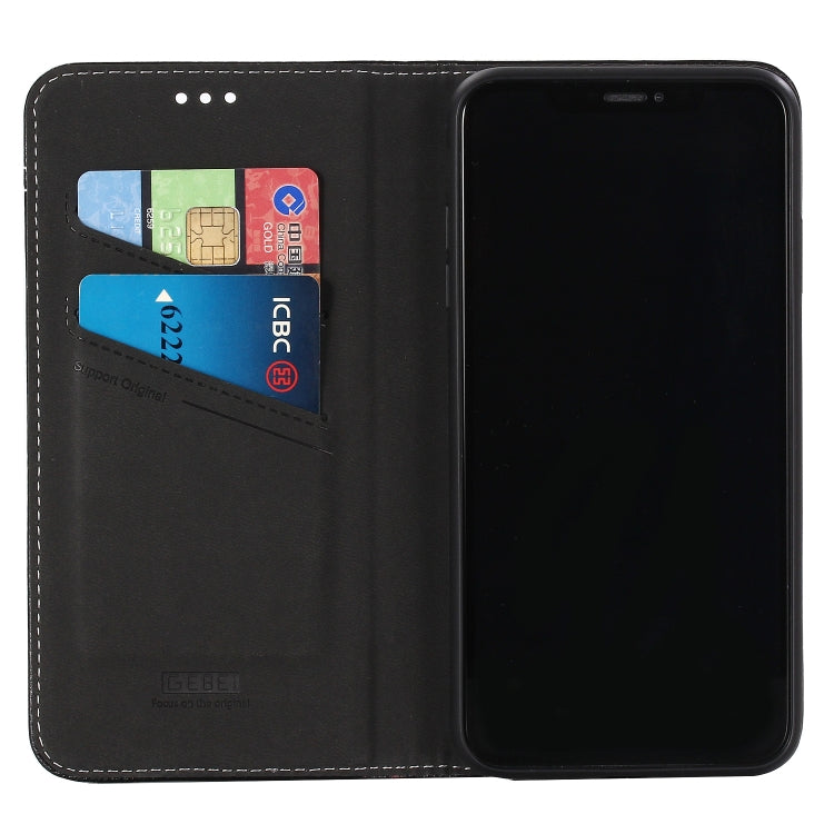 GEBEI Top-grain Leather Horizontal Flip Protective Case with Holder & Card Slots, For iPhone XS Max - HoMEdemic™ 