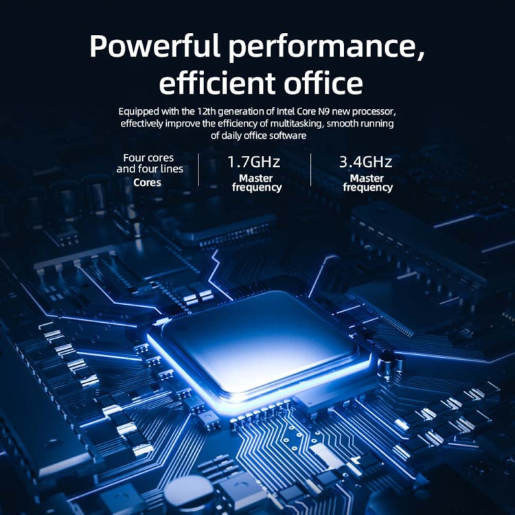 GK3Plus N100 8G+128G EU Plug 12th Intel Alderlake Dual HDMI+VGA Triple Display 4K HD Pocket Mini PC - HoMEdemic™ 