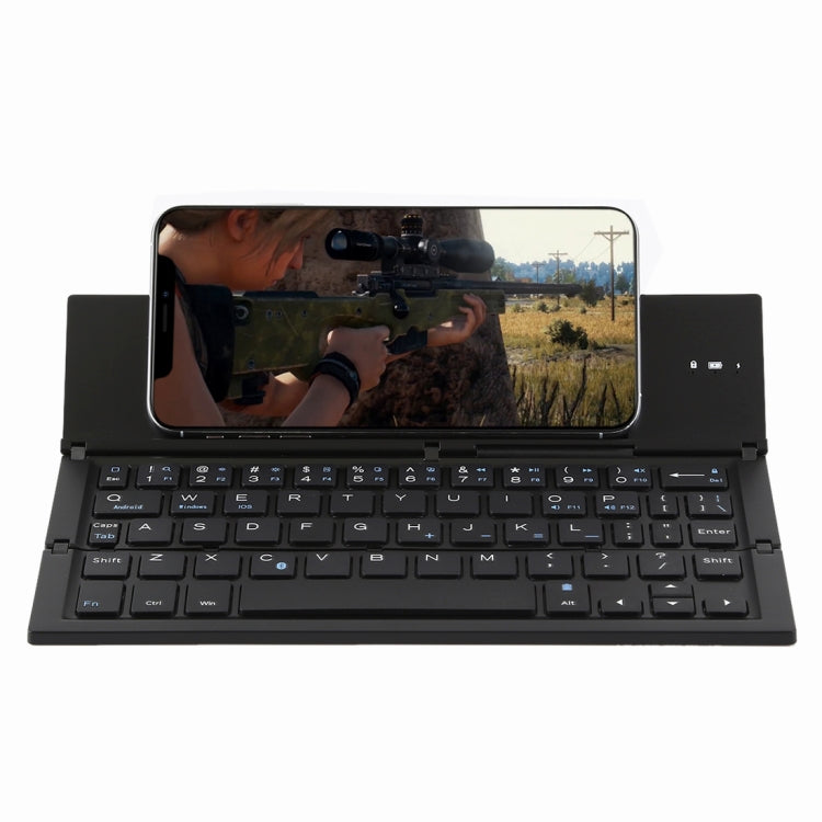 GK608 Ultra-thin Foldable Bluetooth V3.0 Keyboard, Built-in Holder, Support Android / iOS / Windows System, GK608 (Black), GK608 (Grey), GK608 (Gold) - HoMEdemic™ 