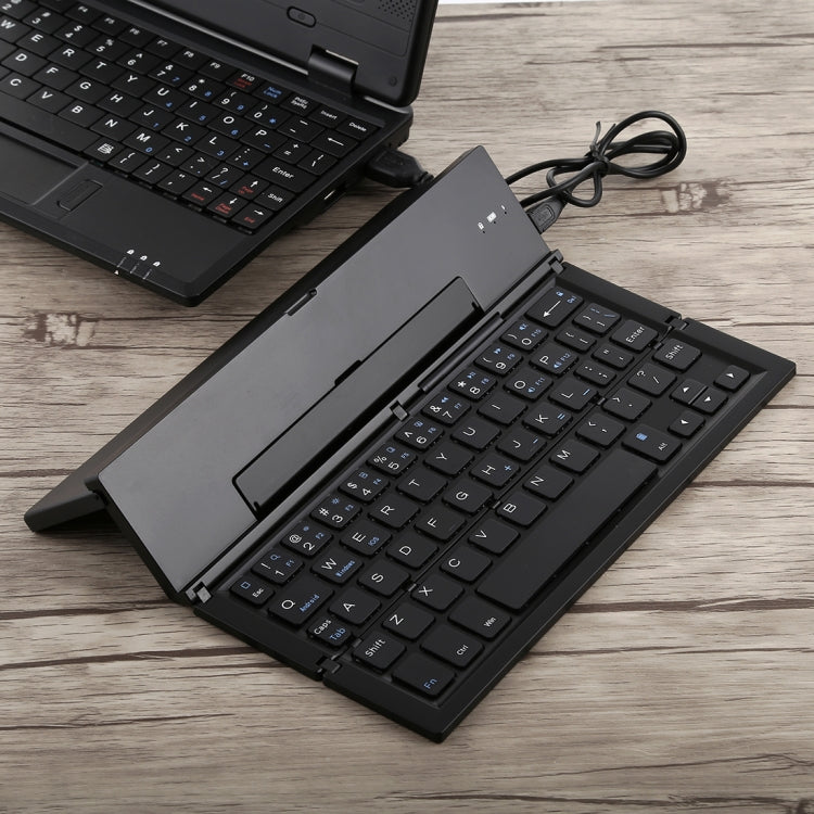 GK608 Ultra-thin Foldable Bluetooth V3.0 Keyboard, Built-in Holder, Support Android / iOS / Windows System, GK608 (Black), GK608 (Grey), GK608 (Gold) - HoMEdemic™ 
