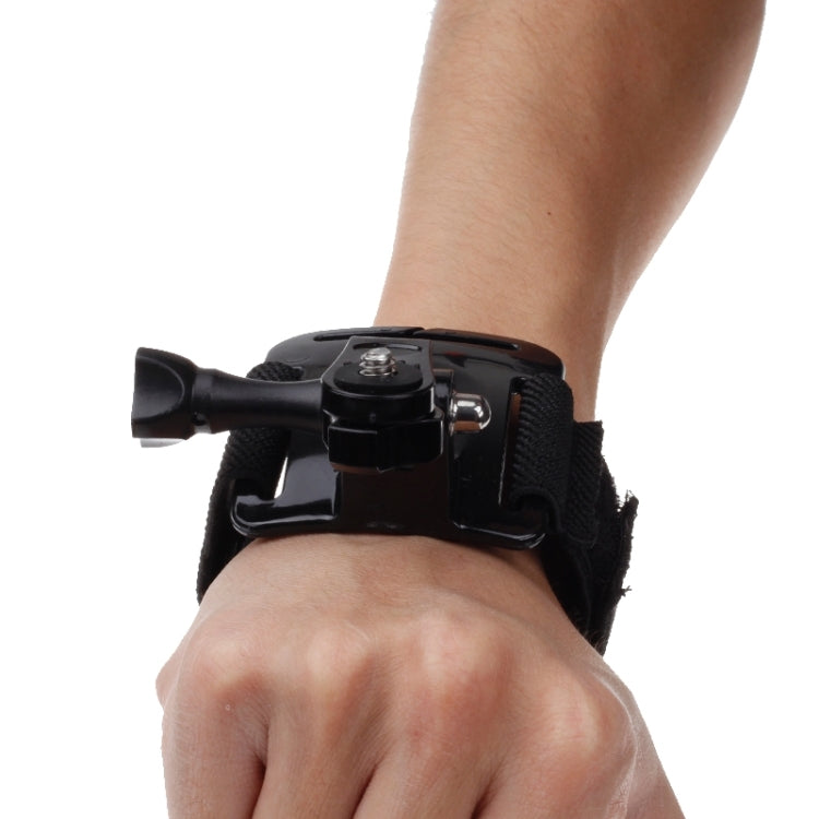 GP110 Arm Belt / Wrist Strap + Connecter Mount for GoPro, Insta360, DJI and Other Action Cameras(Black) - HoMEdemic™ 