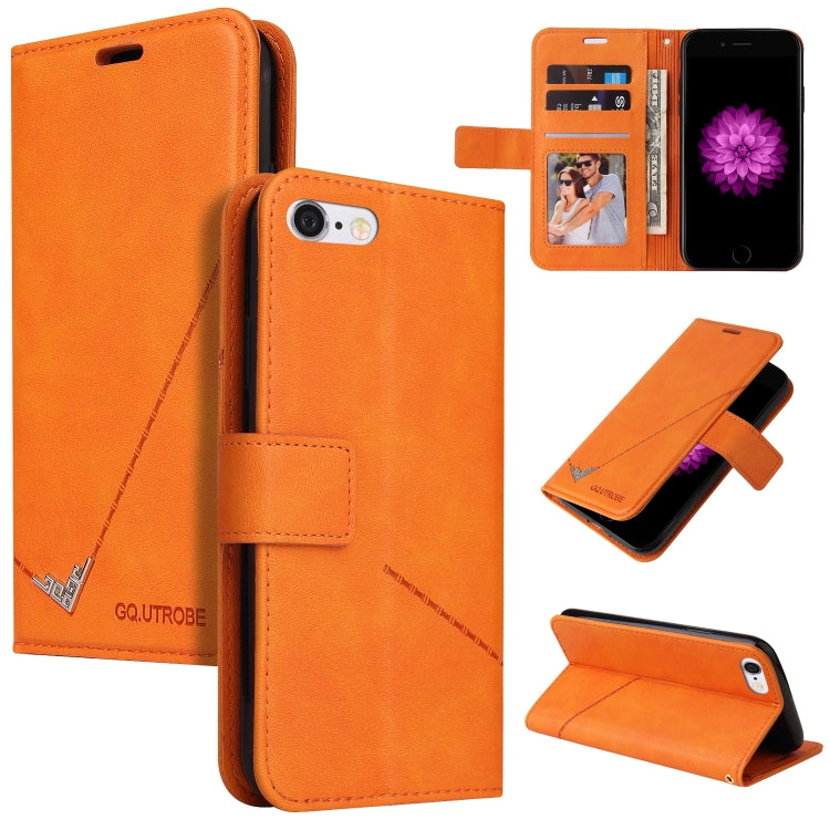 GQUTROBE Right Angle Leather Phone Case For iPhone 6 / 6S(Orange) - HoMEdemic™ 