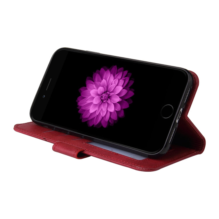 GQUTROBE Right Angle Leather Phone Case For iPhone 6 / 6S(Red) - HoMEdemic™ 