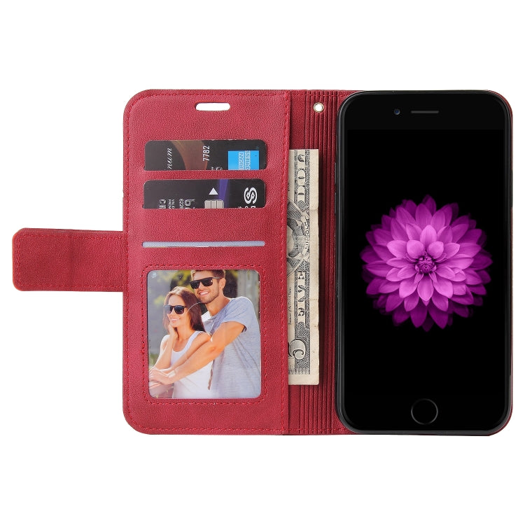 GQUTROBE Right Angle Leather Phone Case For iPhone 6 / 6S(Red) - HoMEdemic™ 