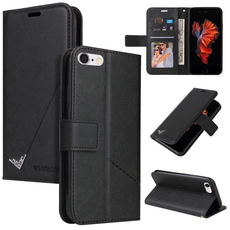 GQUTROBE Right Angle Leather Phone Case For iPhone 6 Plus / 6s Plus(Black) - HoMEdemic™ 