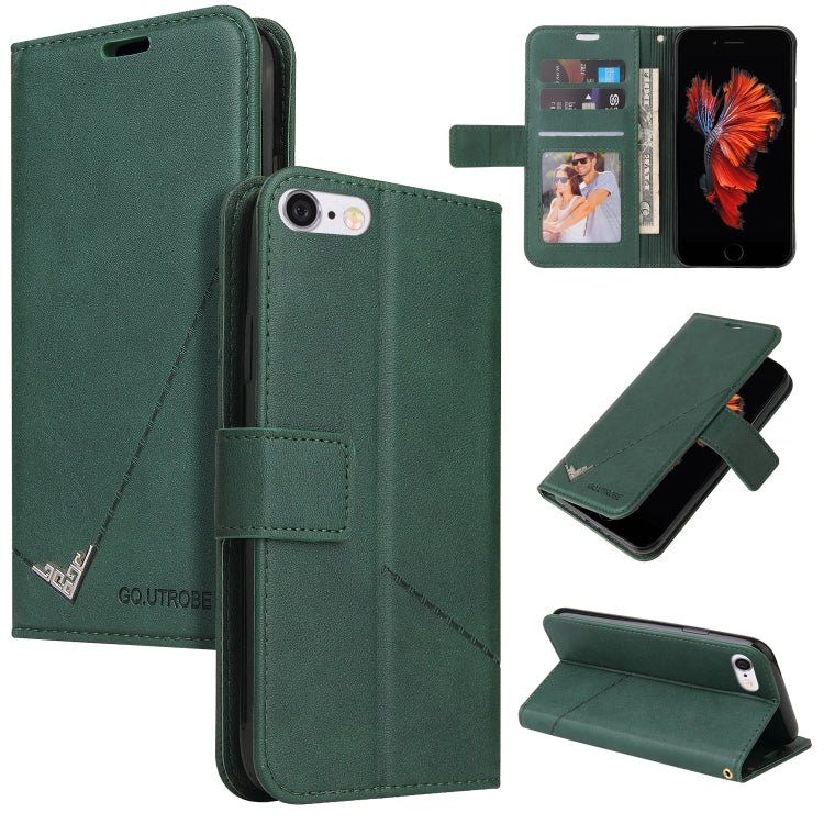 GQUTROBE Right Angle Leather Phone Case For iPhone 6 Plus / 6s Plus(Green) - HoMEdemic™ 