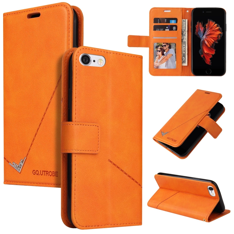 GQUTROBE Right Angle Leather Phone Case For iPhone 6 Plus / 6s Plus(Orange) - HoMEdemic™ 