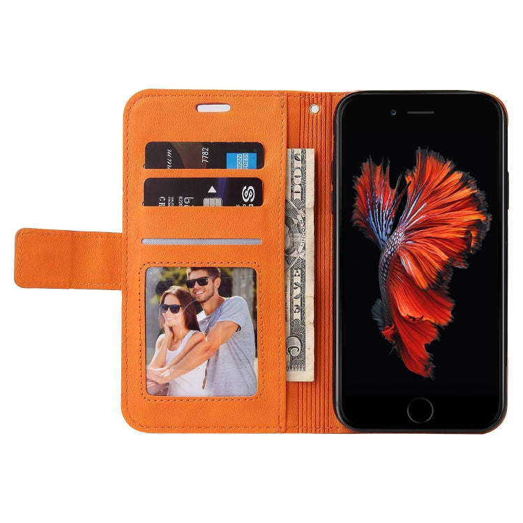 GQUTROBE Right Angle Leather Phone Case For iPhone 6 Plus / 6s Plus(Orange) - HoMEdemic™ 