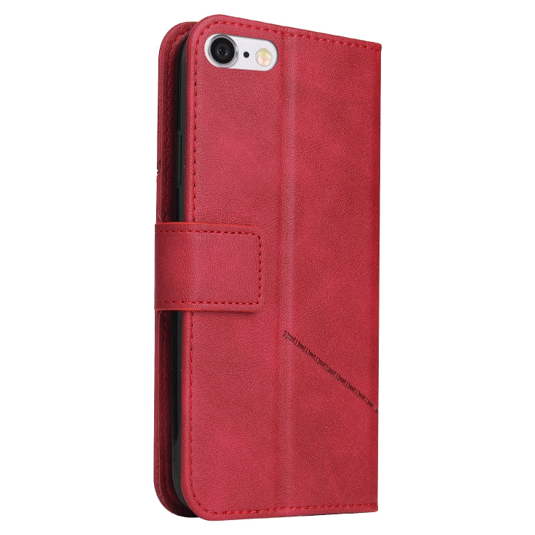 GQUTROBE Right Angle Leather Phone Case For iPhone 6 Plus / 6s Plus(Red) - HoMEdemic™ 