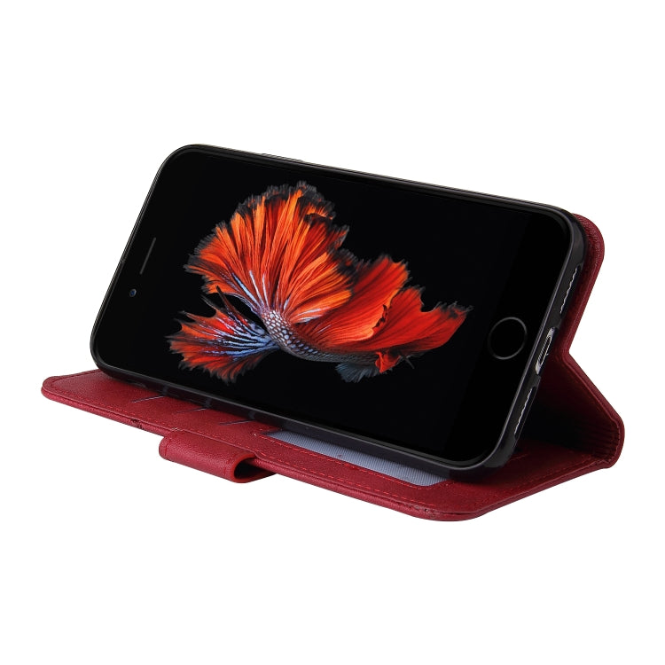 GQUTROBE Right Angle Leather Phone Case For iPhone 6 Plus / 6s Plus(Red) - HoMEdemic™ 