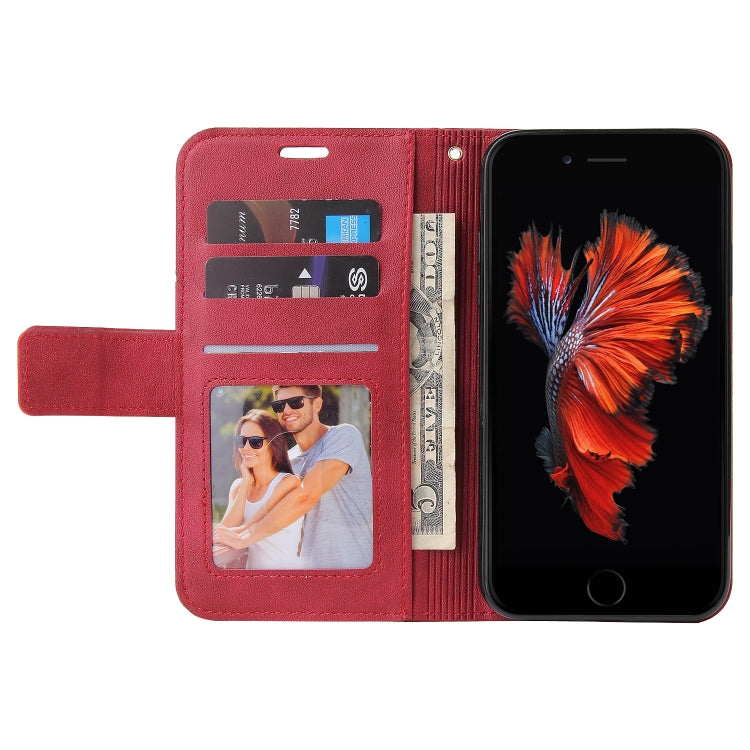 GQUTROBE Right Angle Leather Phone Case For iPhone 6 Plus / 6s Plus(Red) - HoMEdemic™ 