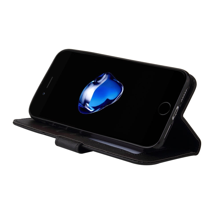 GQUTROBE Right Angle Leather Phone Case For iPhone 7 / 8 / SE 2020 / SE 2022(Black) - HoMEdemic™ 