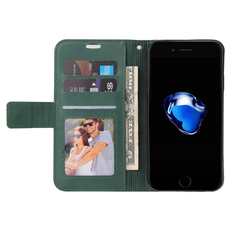 GQUTROBE Right Angle Leather Phone Case For iPhone 7 / 8 / SE 2020 / SE 2022(Green) - HoMEdemic™ 