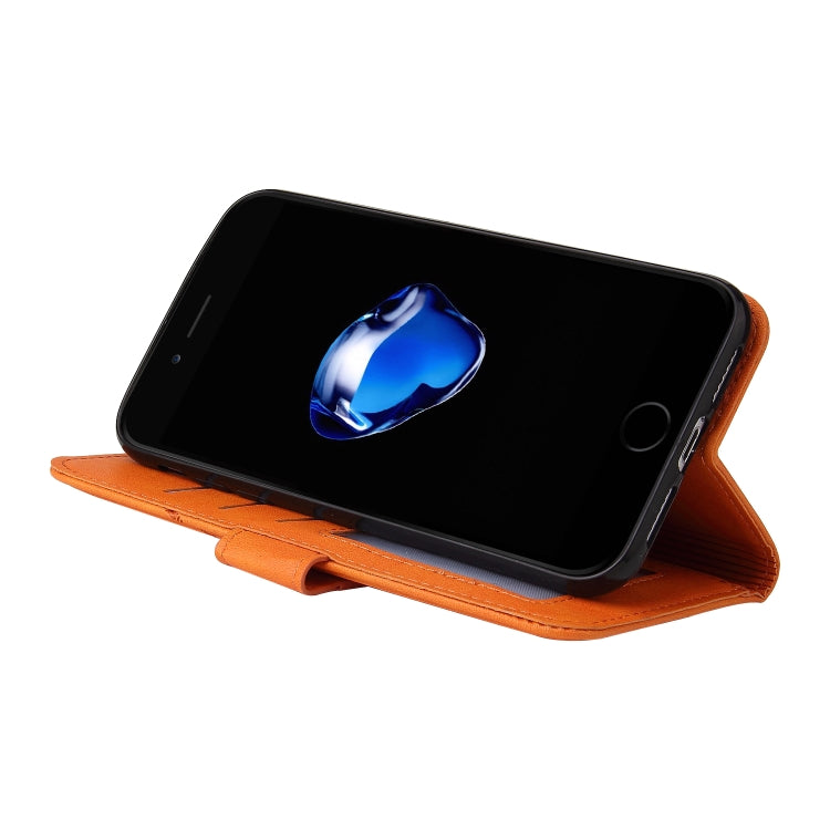 GQUTROBE Right Angle Leather Phone Case For iPhone 7 / 8 / SE 2020 / SE 2022(Orange) - HoMEdemic™ 