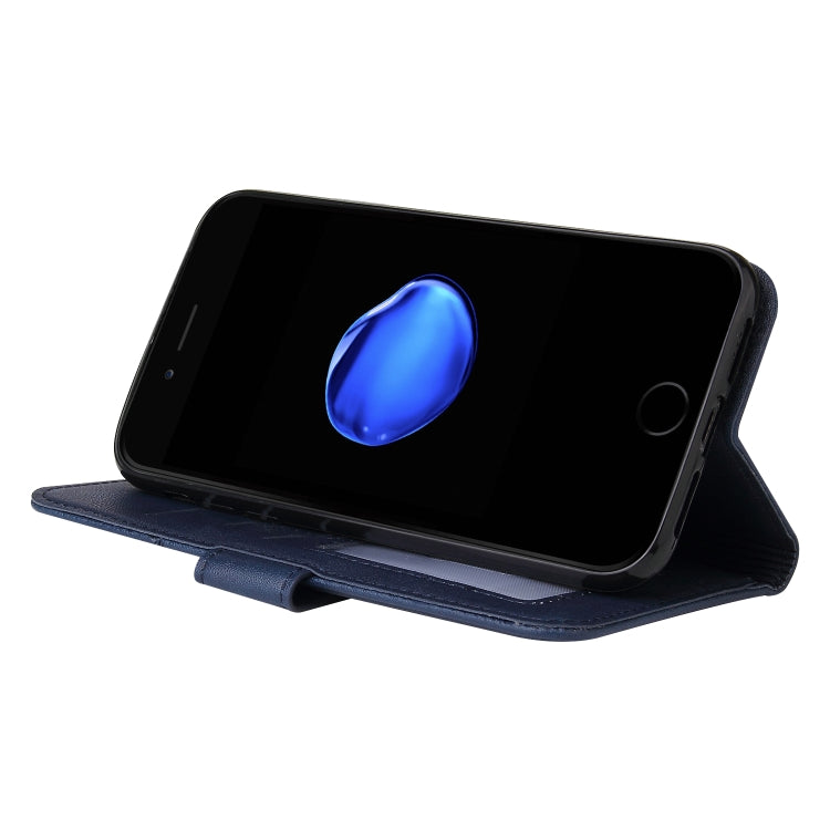 GQUTROBE Right Angle Leather Phone Case For iPhone 7 Plus / 8 Plus(Blue) - HoMEdemic™ 