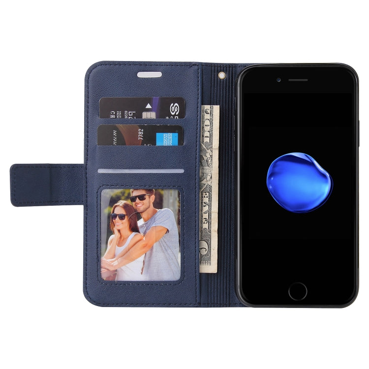 GQUTROBE Right Angle Leather Phone Case For iPhone 7 Plus / 8 Plus(Blue) - HoMEdemic™ 