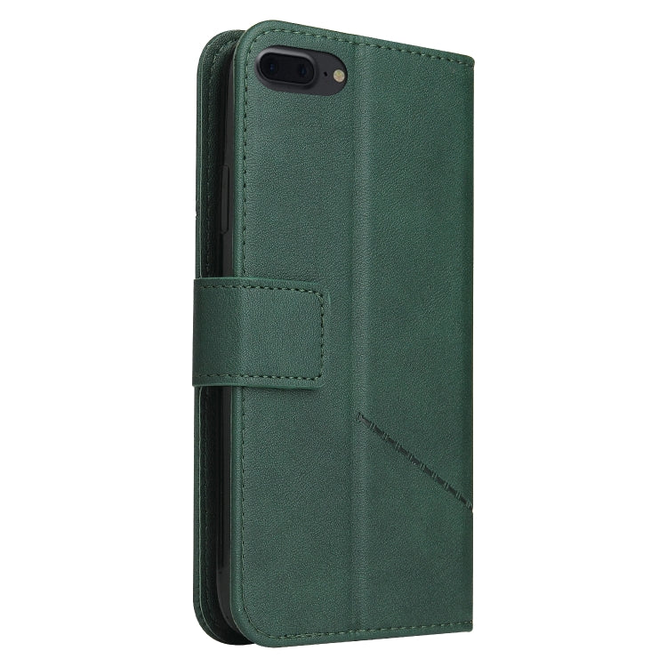 GQUTROBE Right Angle Leather Phone Case For iPhone 7 Plus / 8 Plus(Green) - HoMEdemic™ 
