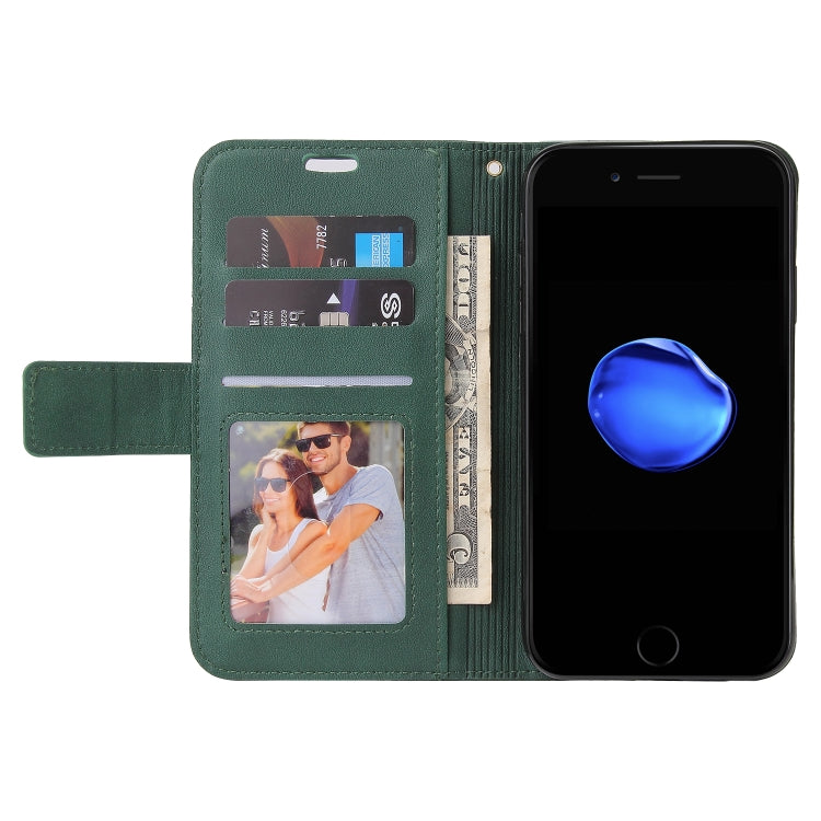 GQUTROBE Right Angle Leather Phone Case For iPhone 7 Plus / 8 Plus(Green) - HoMEdemic™ 