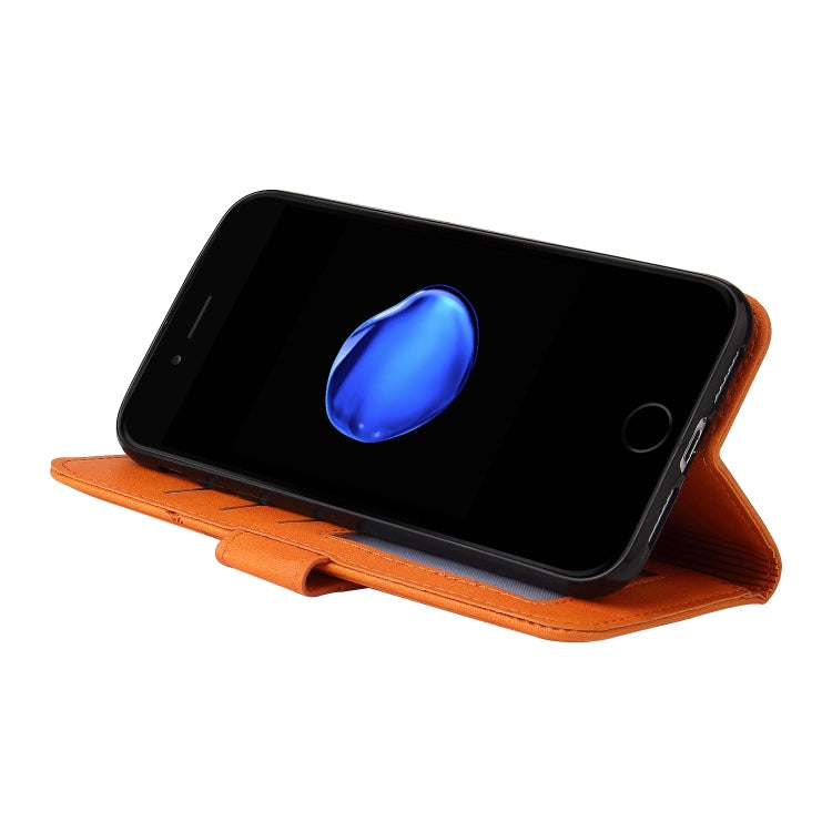GQUTROBE Right Angle Leather Phone Case For iPhone 7 Plus / 8 Plus(Orange) - HoMEdemic™ 