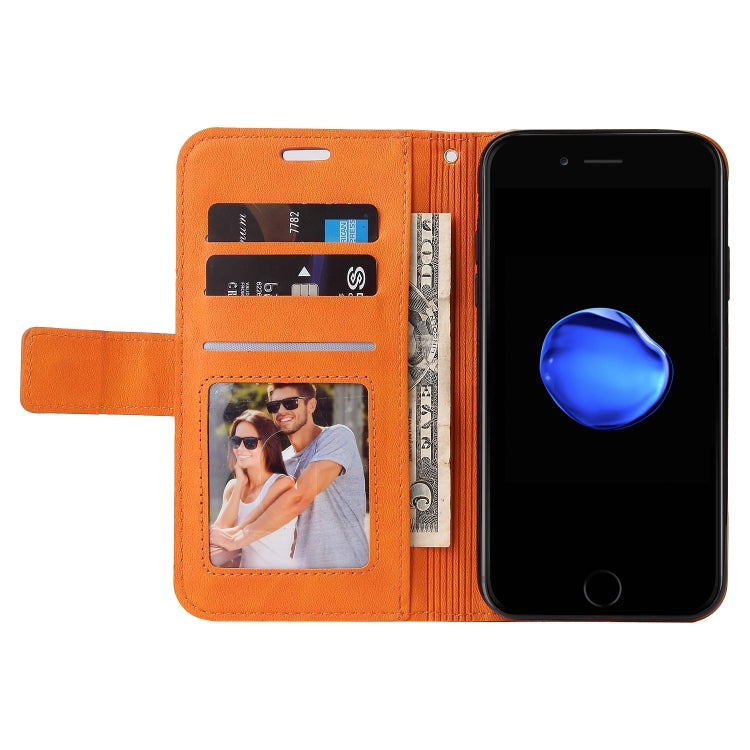 GQUTROBE Right Angle Leather Phone Case For iPhone 7 Plus / 8 Plus(Orange) - HoMEdemic™ 