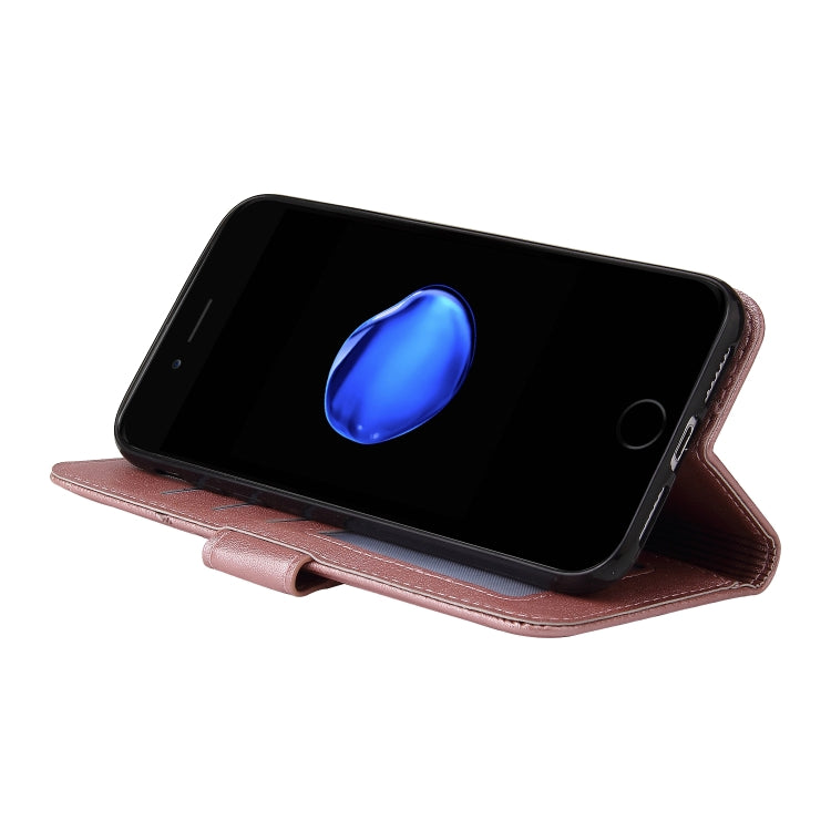 GQUTROBE Right Angle Leather Phone Case For iPhone 7 Plus / 8 Plus(Rose Gold) - HoMEdemic™ 