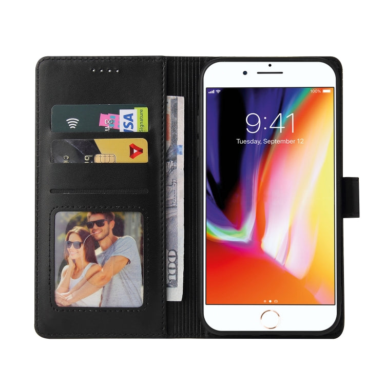 GQUTROBE Skin Feel Magnetic Leather Phone Case For iPhone 8 Plus / 7 Plus(Black) - HoMEdemic™ 