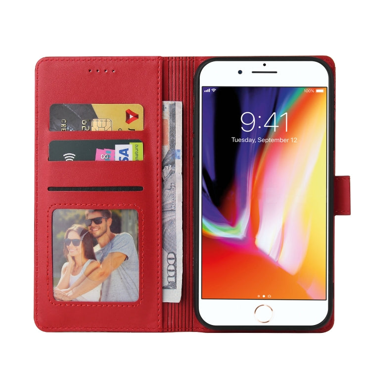 GQUTROBE Skin Feel Magnetic Leather Phone Case For iPhone 8 Plus / 7 Plus(Red) - HoMEdemic™ 