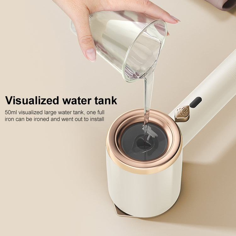 GT-01 33W Handheld Garment Steamer Electric Iron, US Plug(Beige White) - HoMEdemic™ 