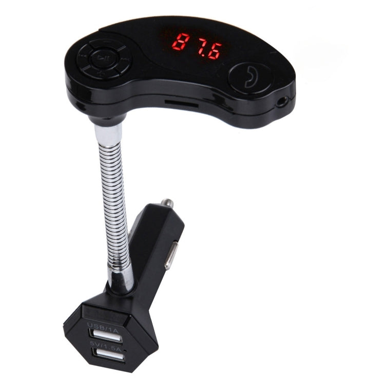 GT86 Dual USB Charger Car Bluetooth FM Transmitter Kit, Support LCD Display / TF Card Music Play / Hands-free, GT86 (Black), GT86 (Gold), GT86 (Silver) - HoMEdemic™ 