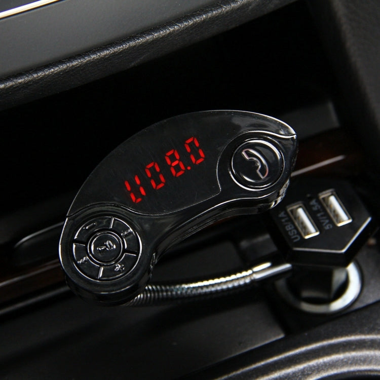 GT86 Dual USB Charger Car Bluetooth FM Transmitter Kit, Support LCD Display / TF Card Music Play / Hands-free, GT86 (Black), GT86 (Gold), GT86 (Silver) - HoMEdemic™ 