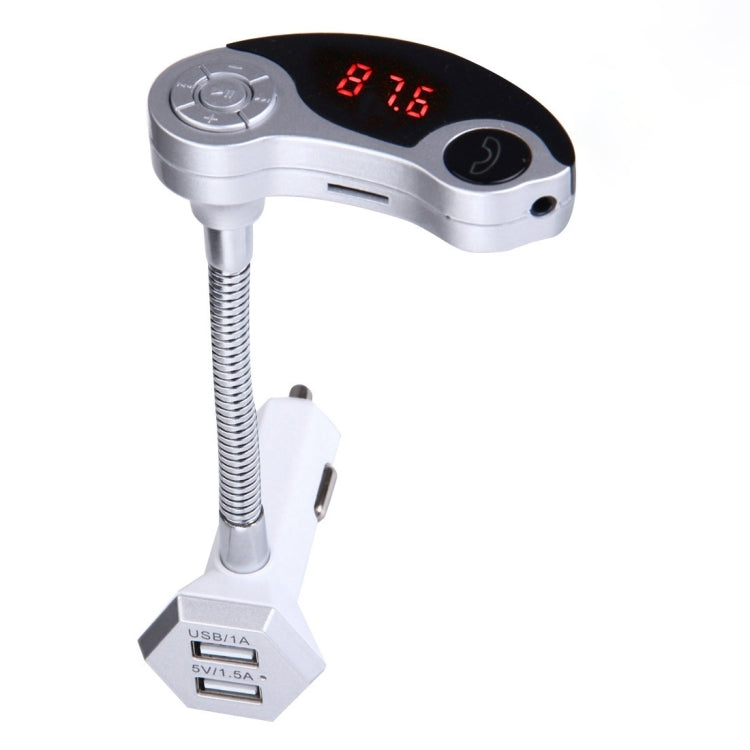 GT86 Dual USB Charger Car Bluetooth FM Transmitter Kit, Support LCD Display / TF Card Music Play / Hands-free, GT86 (Black), GT86 (Gold), GT86 (Silver) - HoMEdemic™ 