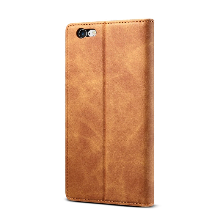 GUSSIM GS-001 Business Style Horizontal Flip Skin Feel PU Leather Case with Holder & Card Slots & Wallet & Photo Frame For iPhone 6 / 6s(Brown) - HoMEdemic™ 