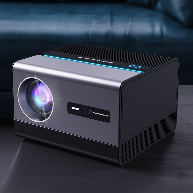 GXMO H50 Android 12 2GB+16GB 1080P 500ANSI 2.4G & 5G Dual WiFi Modes Wireless Projector(Black) - HoMEdemic™ 