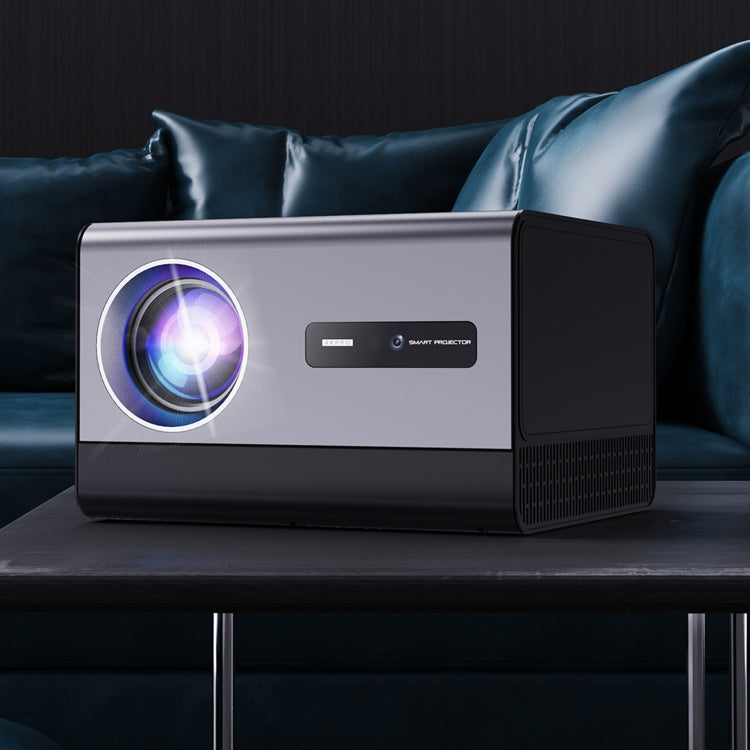 GXMO H50 Android 12 2GB+16GB 1080P 500ANSI 2.4G & 5G Dual WiFi Modes Wireless Projector(Black) - HoMEdemic™ 