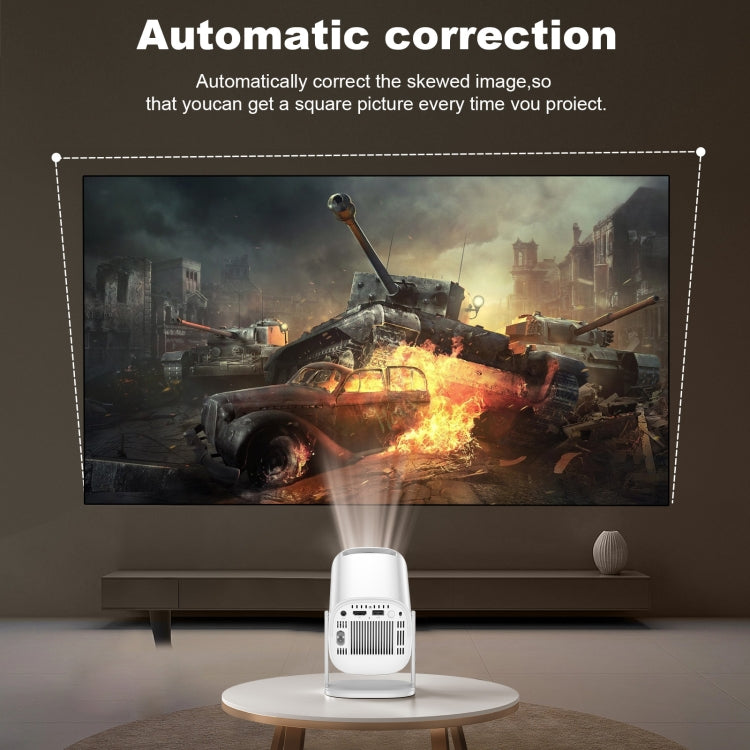 GXMO P30 Android 11 OS HD Portable WiFi Projector, Plug Type:US Plug(White) - HoMEdemic™ 