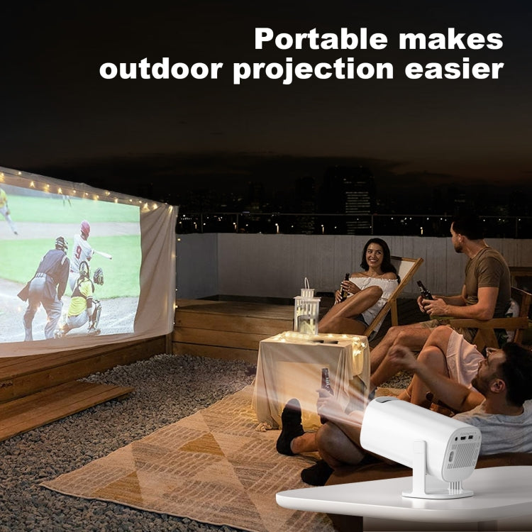 GXMO P30 Android 11 OS HD Portable WiFi Projector, Plug Type:US Plug(White) - HoMEdemic™ 