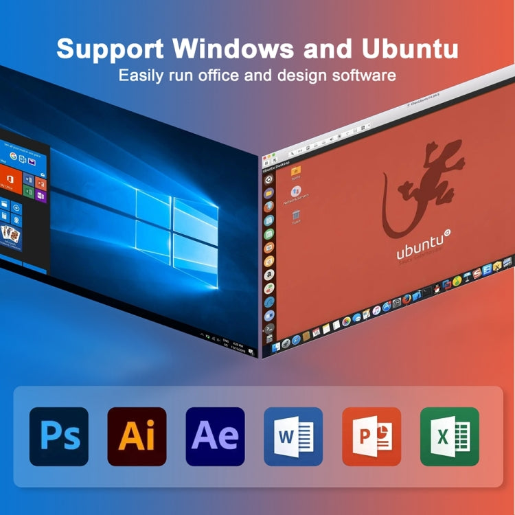 GXMO U58 Windows 11 AMD Ryzen 7-5825U 8 Core Processor Mini Computer, Specification:16GB+512GB - HoMEdemic™ 