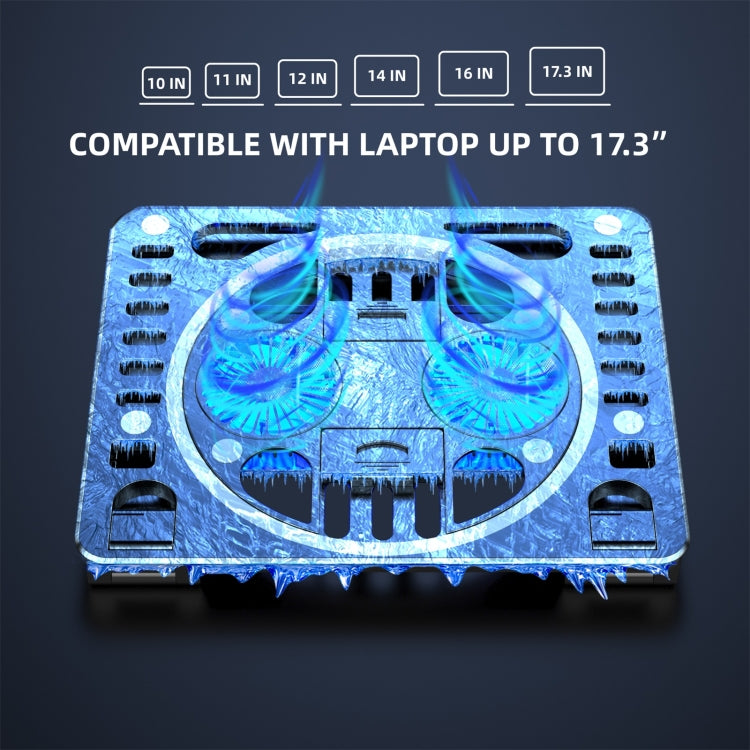 Gaming RGB Laptop Cooler Desk Stand - HoMEdemic™ 