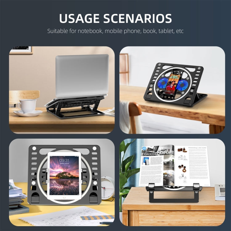 Gaming RGB Laptop Cooler Desk Stand - HoMEdemic™ 