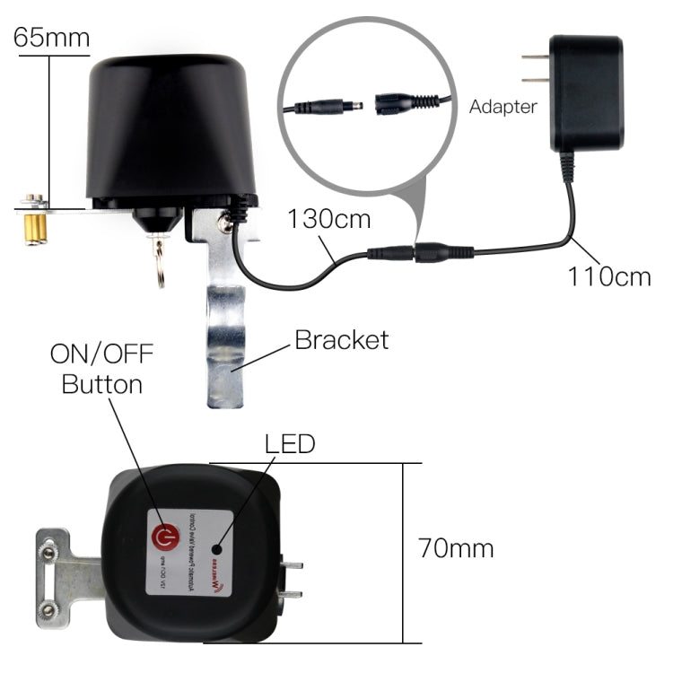 Garden Irrigation Control WIFI Smart Water Gas Valve Switch - HoMEdemic™ 