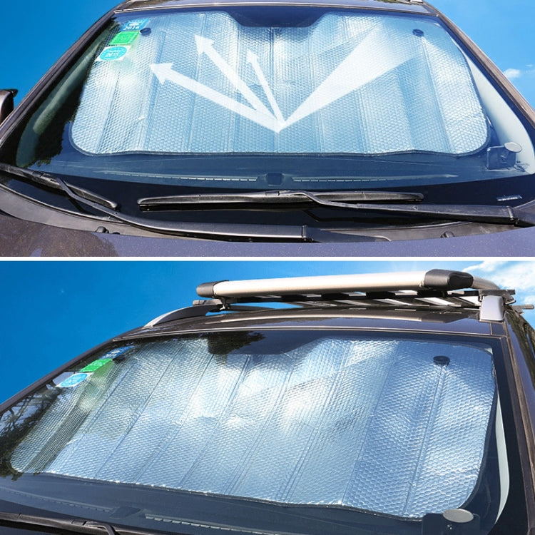 General Purpose Epe Car Sun Visor Before The File, Size: 140cm x 70cm, 140 x 70cm (Silver) - HoMEdemic™ 