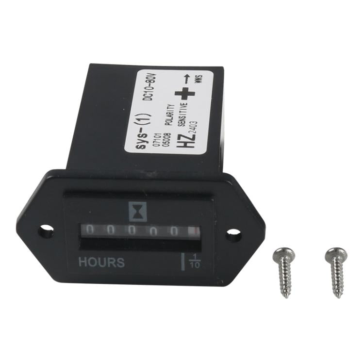 Generator / Boat / Off-road Vehicle DC10-80V Industrial Timer with Screws(Black) - HoMEdemic™ 