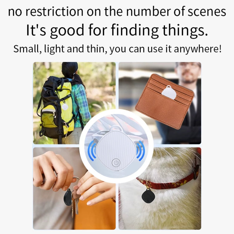 Global Positioning Pet Key Anti-Lost Device Smart Bluetooth GPS Locator(White) - HoMEdemic™ 